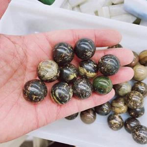 10pcs Natural Rhodonite Reiki Gemstone sphere Crystal Quartz Healing Decorate - Picture 1 of 5