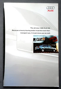 1998 AUDI A6 SALES BROCHURE CATALOG ~ 34 PAGES ~ 7.75" x 11.75" - Picture 1 of 14