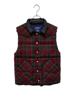 PENDLETON Down vest Size: S Red x green Men - Picture 1 of 9