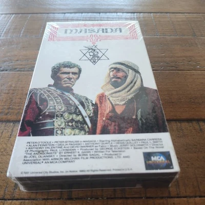 Masada VHS NEW/SEALED  Watermarks  MCA  1980 Peter O'Toole Peter Strauss NR - Image 1 of 4