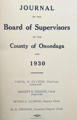 Onondaga County New York History 1930 Photographs Records Syracuse Genealogy Foto 1 de 4