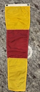 Vintage Marine Nummer 10 Signalfahne Wimpel Maritim - Bild 1 von 2