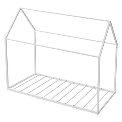 Uimoso Metal Canopy Bed Frame Full Twin Queen King Sizes with Decorative Posts - Image 1 of 4