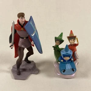 Dornröschen Prinz Charming & Feen Flora Fauna Merryweather Tortenaufleger - Bild 1 von 10