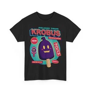 Krobus Ice Cream Unisex T-Shirt. Stardew Valley Videospiel.  Landwirtschafts Simulator. - Bild 1 von 6