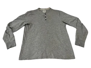 Camisa Rag & Bone Henley Para Hombre Grande Gris Edición Estándar Manga Larga Pullover Perú - Imagen 1 de 9