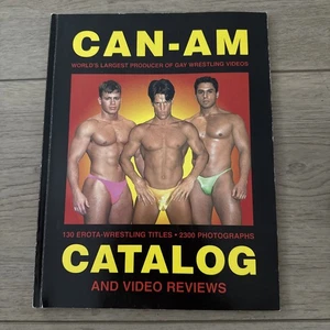 Erota Wresting Male Amateur 90s Gay Interest Playgirl Colt Stud Beefcake Can-Am - Picture 1 of 3