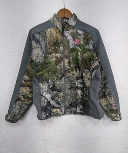 Mossy Oak Women's Camo Softshell Jacket Camouflage Pink Logo L (12-14) - Picture 1 of 7