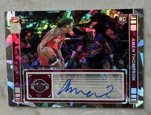 2023-24 Panini Photogenic - Rookie Autografi Diamond Amen Thompson /75 RC - Foto 1 di 2