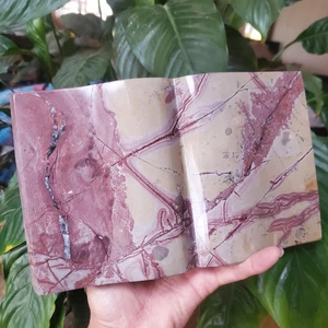 Picture Story Jaspis Pastell Dendrit Statement Buch Schnitzerei Kristall 1370 Gramm - Bild 1 von 10