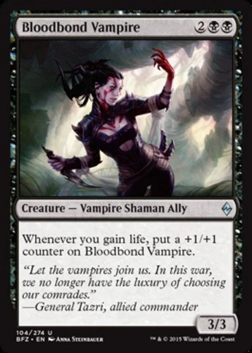 Bloodbond Vampire - Battle for Zendikar #104/274 MTG Magic The Gathering - Image 1 of 1