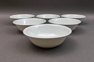 Apilco Frankreich weiß Porzellan 6 1/2" Müslischale 6er Set - Bild 1 von 8
