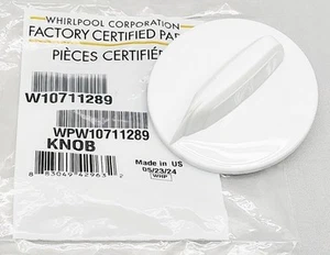 W10711289 Whirlpool Waschmaschine/Trockner Steuer Timer Knauf - Neu - 3" - Original Original-Zubehör-Hersteller - Bild 1 von 3