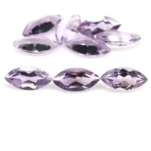 13.36 CT. Unheated 9Pcs Pink Amethyst Brazil Marquise - Picture 1 of 4
