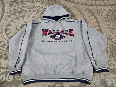 Rusty Wallace Vintage Chase Team Wallace Miller Lite Racing Hoodie Men's Medium - Image 1 of 4