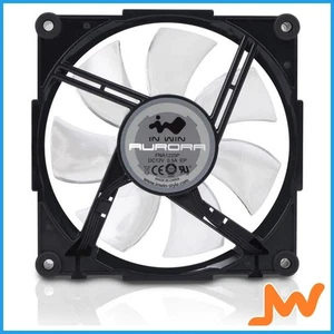 InWin Aurora RGB Fan - Black/White - Picture 1 of 3