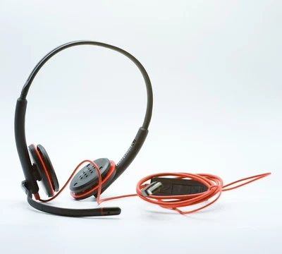 Plantronics Blackwire C3220 USB Wired Headset with Mic, Inline Controls - Tested - Image 1 of 4