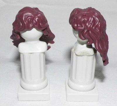 02092V, Hair, Open (2 Holes for Hair Accessories), Woman, Reddish Brown - Image 1 of 2