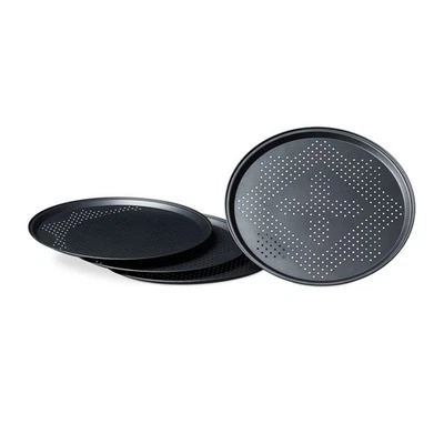 Pizzablech Rundes Backblech Flammkuchen Blech 12 Stück Pizzablech Set Ø 29 cm - Bild 1 von 4