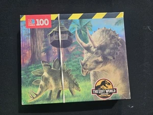Vintage MB Jurassic Park The Lost World 100 Piece Jigsaw Puzzle Complete! - Picture 1 of 4