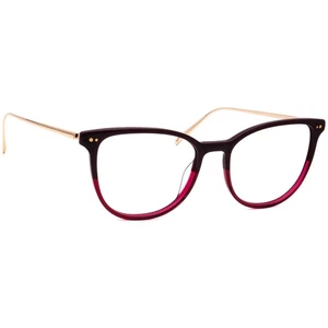 Warby Parker Eyeglasses Maren W 1622 Oxblood Fade/Gold Cat Eye Frame 53[]17 140 - Picture 1 of 6