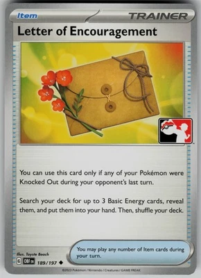 Letter of Encouragement Uncommon Prize Pack Series Cards 189/197 NM - Image 1 of 2