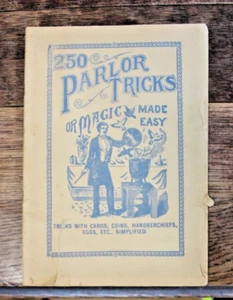 Antike Original Anfang 1900 250 Stuben Tricks oder Magie leicht gemacht - Bild 1 von 8