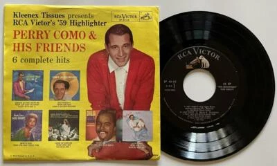 Kleenex Tissues Presents: Perry Como & His Friends EP 45 rpm PS RCA Victor vg++ - Image 1 of 2