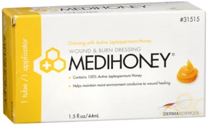 Medihoney Gel Wound & Burn Dressing 1.5 Oz Tube - Picture 1 of 1