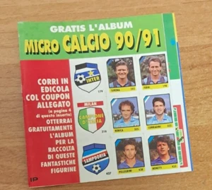 FIGURINA MICRO CALCIO 90/91 Vallardi-Inter-Samp-Milan-Serena-Corradini-Bonetti- - Foto 1 di 1