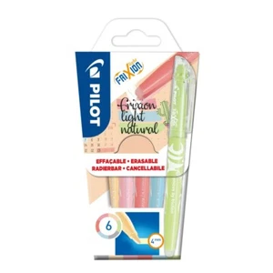 Pilot Frixion Light Textmarker 6er-Set Naturell - Bild 1 von 3