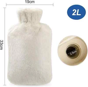 Homealexa Kinder Wärmflasche mit Bezug 2L, warme Geschenke, passend für Baby/Erwachsene - Bild 1 von 7