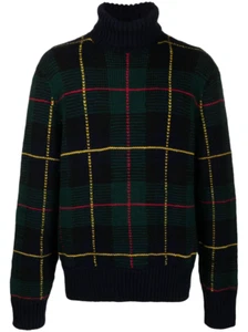 $ 998 Polo Ralph Lauren karierter Rollkragenpullover aus Wolle mit Schottenmuster für Herren Größe 2XL - Bild 1 von 2