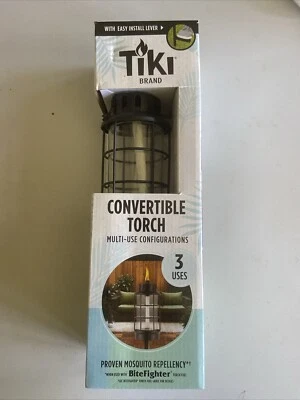 Tiki Brand Patio Torch Light House Convertible Multi-Use 3 Uses. Free Shipping - Image 1 of 3