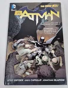 Batman New 52 Volume 1 The Court Of Owls Scott Snyder Hardback DC FIRST PRINTING - Foto 1 di 3