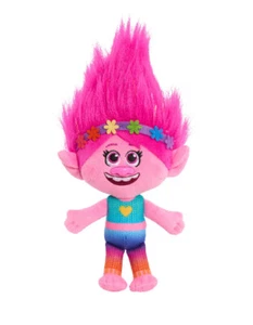 NUOVO Trolls World Tour Poppy ~ 8" Peluche pupazzo animale di peluche - Foto 1 di 1