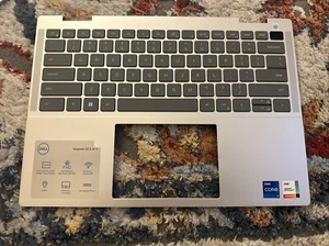 Clavier américain rétroéclairé Dell Inspiron 7430 7435 repose-poignets 2 en 1 0MF0F1 argent US UC - Photo 1/20