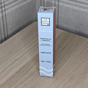 The Beauty Crop Peptide Calm Hydrating Lip Treatment Balm Cafe Latte Full Size - Picture 1 of 3