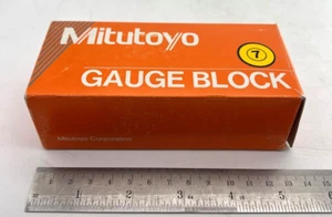NEW MITUTOYO 2" Steel Square Gauge Block 614202-521 ID# 07253 Gage NIST JAPAN - Picture 1 of 9