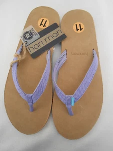 Hari Mari Women's Scouts II Violet/Sand Memory Foam Flip Flops size 11 ~ NEW - Picture 1 of 9