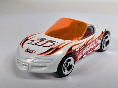Corvette Stingray III Hot Wheels 2004 Track Aces #168 blanco llantas 3SP 1:64 sueltas Foto 1 de 4