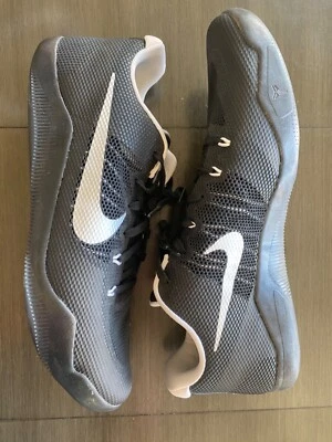 Nike Kobe 11 XI QS PE Mambacita Protro 6 TB Promo Nets Black Silver White Sz 18 - image 1 of 4