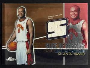 ANTOINE WALKER 2004-05 Topps Chrome Game Worn Shorts Relic #/900 #SS-AW | Hawks - Picture 1 of 2