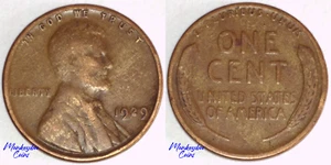 1929 Lincoln Wheat Cent - Woody Wood Grain Improper Alloy Mix - Rare Mint Error - Picture 1 of 4