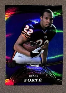 2008 Bowman Sterling #BS5 Blue Refractor Matt Forte Rookie RC - Bears - Picture 1 of 3