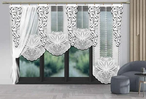 NOVEDAD Cortinas Exclusivas Cortina Acabada Muchos Tamaños Jacquard Set con Patrón - Imagen 1 de 5