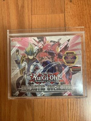 Yugioh Galactic Overlord Booster Box Sealed In Clear case 1st Edition - Image 1 of 2