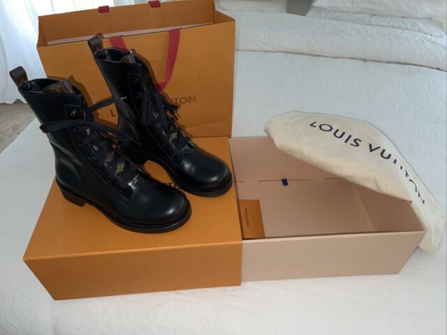 Bota Louis Vuitton Mujer Wonderland Negro / ORO UE 36 / Reino Unido 3