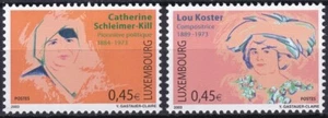 Luxembourg 2003 Famous people 2 MNH stamps - Picture 1 of 1
