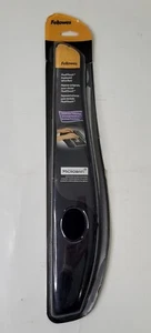 Fellowes Plush Touch Keyboard Wristrest Microban Protection Black CRC92521 - Picture 1 of 6